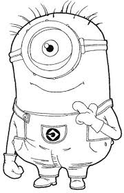 Minionki kolorowanki